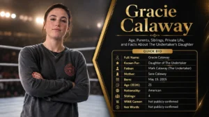 Gracie Calaway: Age, Parents, Siblings, Private Life, and Facts About The Undertaker’s Daughter